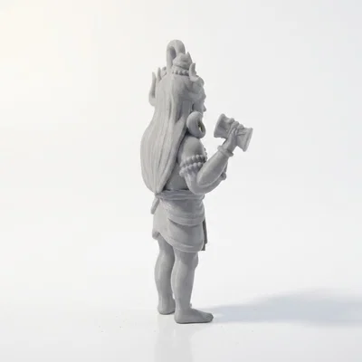 Mô hình 3D Thần Shiva - Tượng thần Ấn Độ giáo phong cách Fantasy
