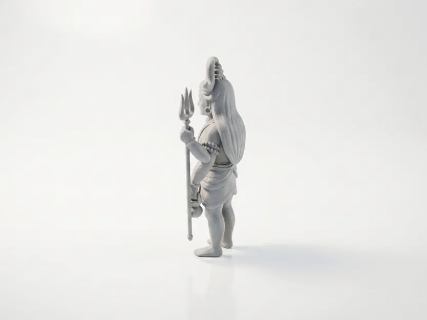 Mô hình 3D Thần Shiva - Tượng thần Ấn Độ giáo phong cách Fantasy - Image 4