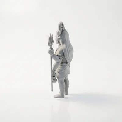 Mô hình 3D Thần Shiva - Tượng thần Ấn Độ giáo phong cách Fantasy