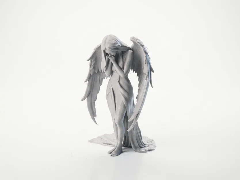 Mô hình 3D Thiên Thần Say Giấc (Sleeping Angel Figurine) - Fantasy - Image 1