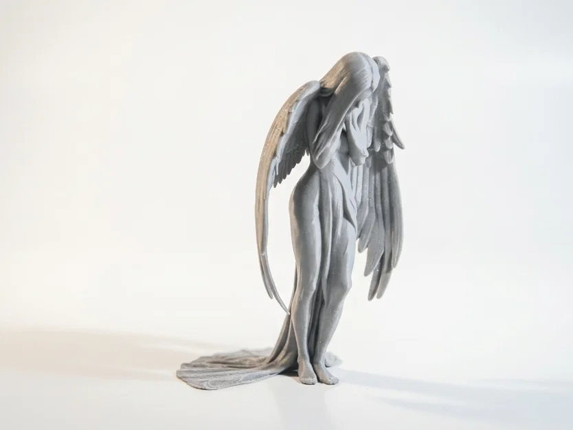 Mô hình 3D Thiên Thần Say Giấc (Sleeping Angel Figurine) - Fantasy - Image 2
