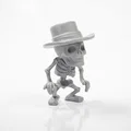 Mô hình 3D Bộ xương đội mũ phong cách Fantasy - Thumbnail 2