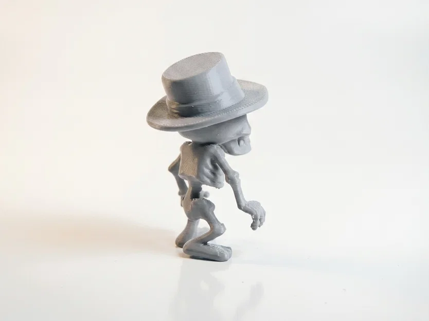 Mô hình 3D Bộ xương đội mũ phong cách Fantasy - Image 3