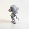 Mô hình 3D Bộ xương đội mũ phong cách Fantasy - Thumbnail 3