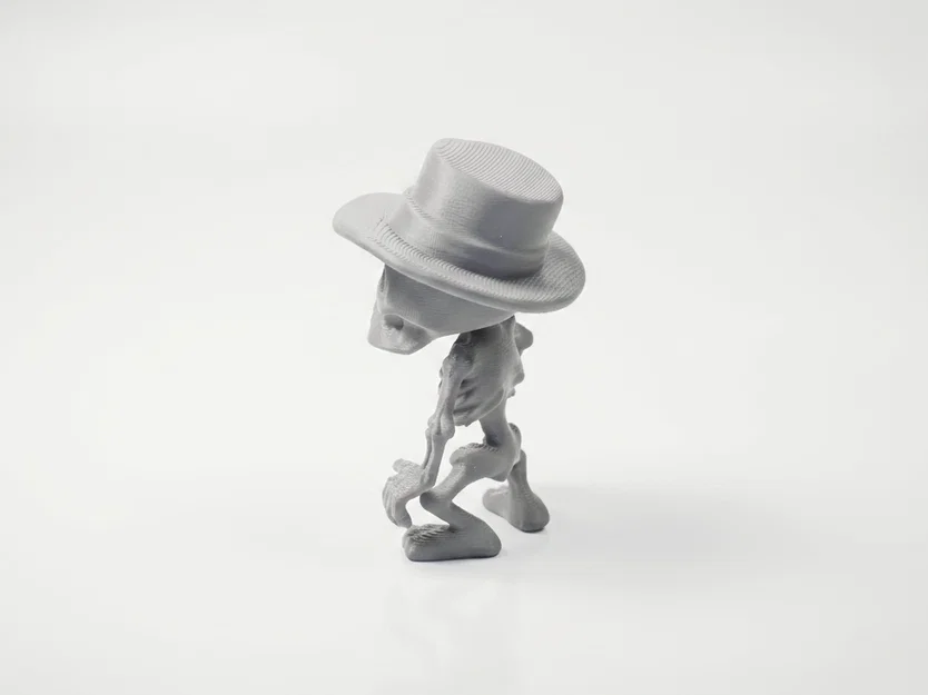 Mô hình 3D Bộ xương đội mũ phong cách Fantasy - Image 4