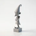 Mô hình yêu tinh Elf đơn giản - Tượng thần thoại fantasy in 3D - Thumbnail 2