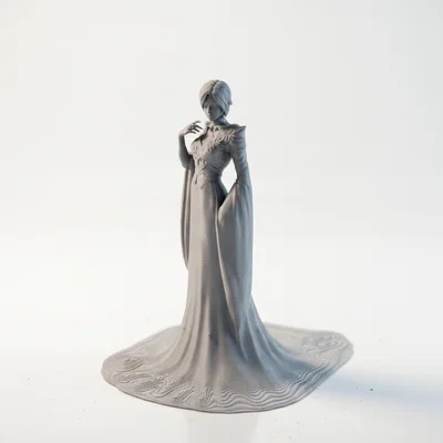 Mô hình nữ pháp sư (Sorceress) - Tượng thần thoại giả tưởng in 3D