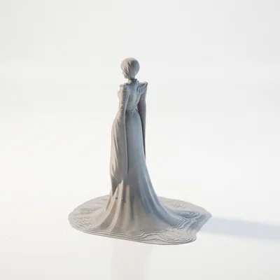 Mô hình nữ pháp sư (Sorceress) - Tượng thần thoại giả tưởng in 3D
