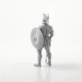Mô hình 3D chiến binh Spartan - Chiến binh Hy Lạp huyền thoại - Thumbnail 4