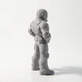 Mô hình chiến binh không gian mặc giáp - File 3D in ấn giả tưởng - Thumbnail 3