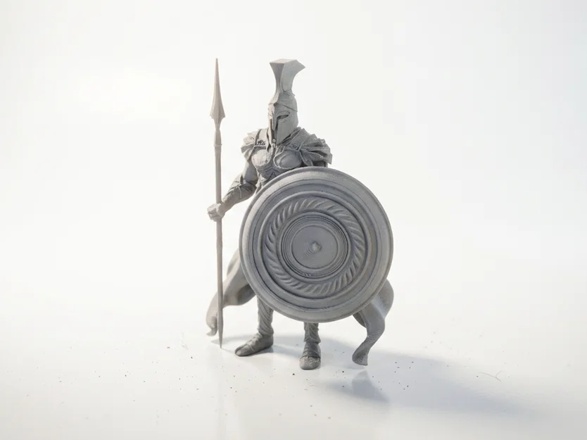 Mô hình chiến binh Spartan - Tượng fantasy in 3D chi tiết - Image 1