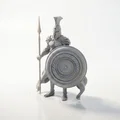 Mô hình chiến binh Spartan - Tượng fantasy in 3D chi tiết - Thumbnail 1