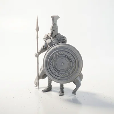 Mô hình chiến binh Spartan - Tượng fantasy in 3D chi tiết