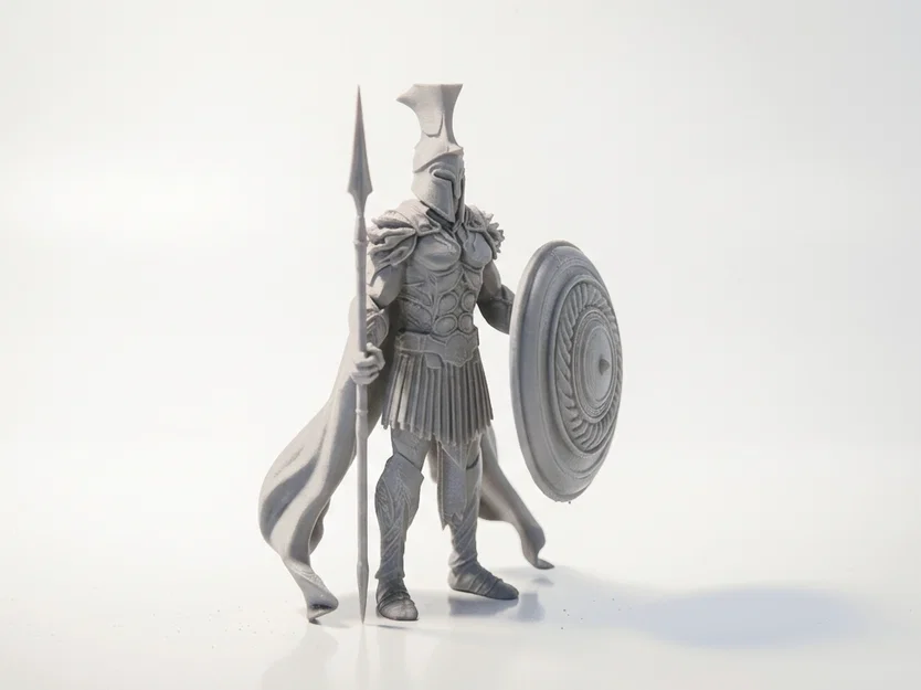 Mô hình chiến binh Spartan - Tượng fantasy in 3D chi tiết - Image 2