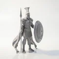 Mô hình chiến binh Spartan - Tượng fantasy in 3D chi tiết - Thumbnail 2