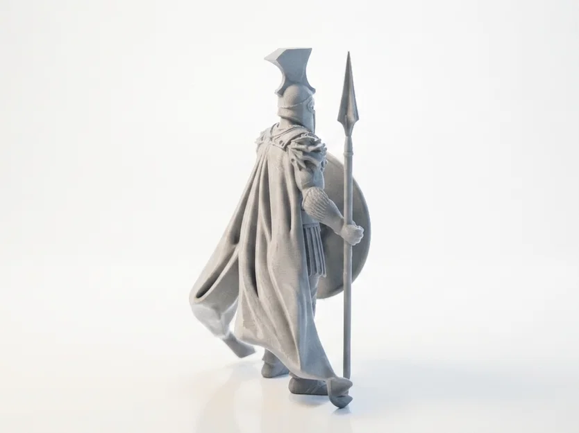 Mô hình chiến binh Spartan - Tượng fantasy in 3D chi tiết - Image 3