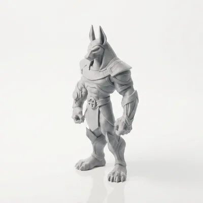 Mô hình 3D Sphinx Guardian - Tượng thần thoại giả tưởng đầy uy quyền