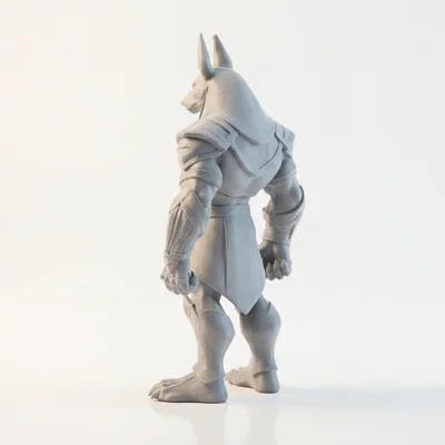 Mô hình 3D Sphinx Guardian - Tượng thần thoại giả tưởng đầy uy quyền