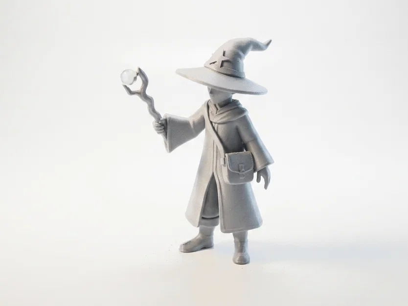 Mô hình Phù thủy trẻ Fantasy in 3D - Image 1
