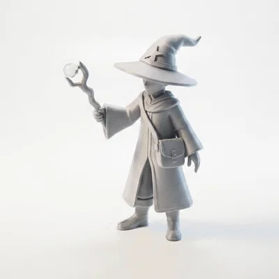 Mô hình Phù thủy trẻ Fantasy in 3D