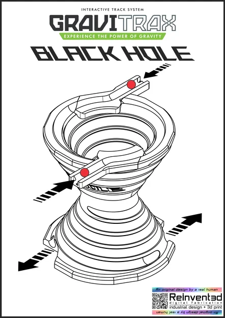 Phễu Hố Đen Gravitrax (Gravitrax BlackHole Funnel) - Image 2