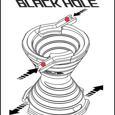 Phễu Hố Đen Gravitrax (Gravitrax BlackHole Funnel)