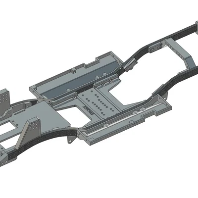 Chassis Custom Trail Finder 2 dựa trên thanh ray carbon SCX10 / Wheelbase 11,2" (284mm)
