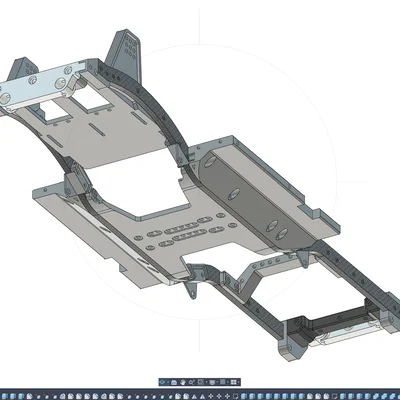 Chassis Custom Trail Finder 2 dựa trên thanh ray carbon SCX10 / Wheelbase 11,2" (284mm)