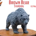 Mô hình Gấu Nâu Đứng - MGM Print-Ready Mini - Thumbnail 1