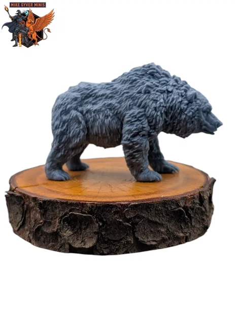 Mô hình Gấu Nâu Đứng - MGM Print-Ready Mini - Image 2