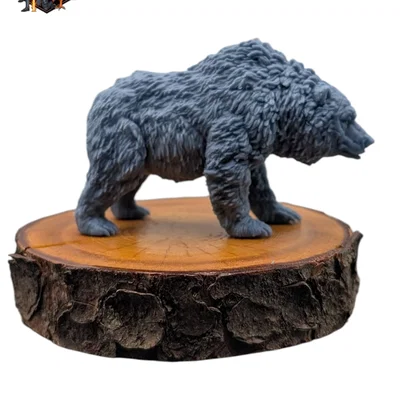 Mô hình Gấu Nâu Đứng - MGM Print-Ready Mini