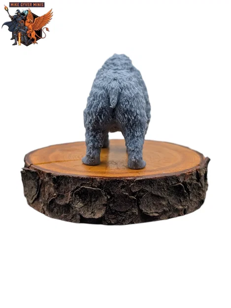 Mô hình Gấu Nâu Đứng - MGM Print-Ready Mini - Image 3