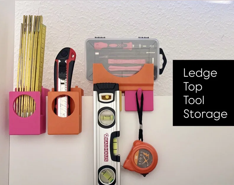 Bộ giá treo dụng cụ dạng mô-đun cho tủ đồ (Cabinet Board Tool Storage Set) - Image 1