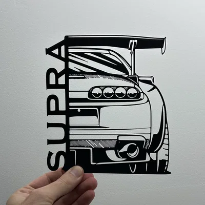 Tranh treo tường nghệ thuật Supra MK4 - In 3D