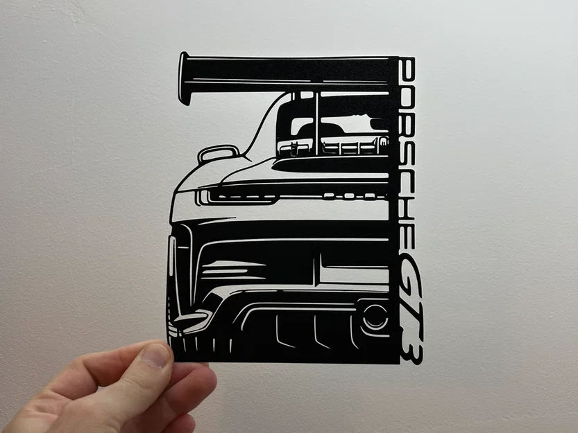 Mô hình trang trí treo tường Porsche 911 GT3 - Image 1