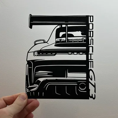 Mô hình trang trí treo tường Porsche 911 GT3
