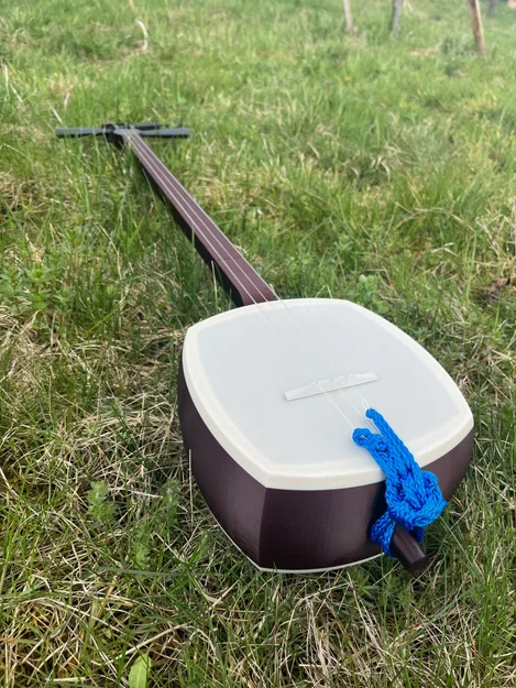 Mô hình đàn Shamisen tỉ lệ 1:1 có thể chơi được - Image 3