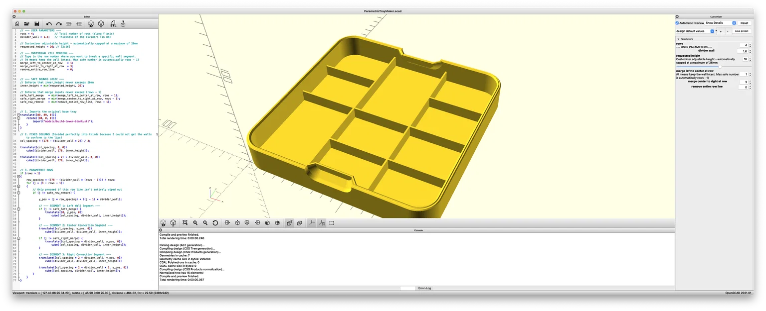 Khay Đựng Linh Kiện Parametric (Parametric Build Tray) - Image 4