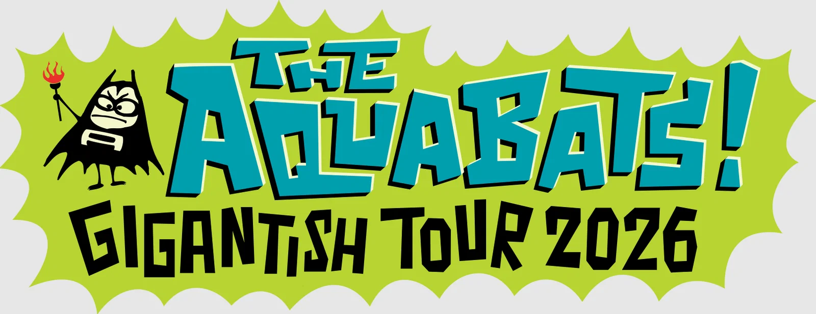 Mô hình 3D logo tour diễn 2026 của ban nhạc ska The Aquabats - Image 4