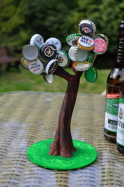 Mô hình in 3D Cây Nam Châm gắn nắp bia (Crown Cork Party Beer Tree) - Image 1