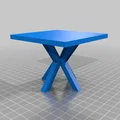 Mô hình bàn Star Table cho nhà búp bê tỉ lệ 1:12 - Thumbnail 3