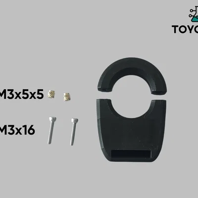 Ngàm gắn đèn Olight Oclip Pro cho cọc yên xe đạp 27.2mm