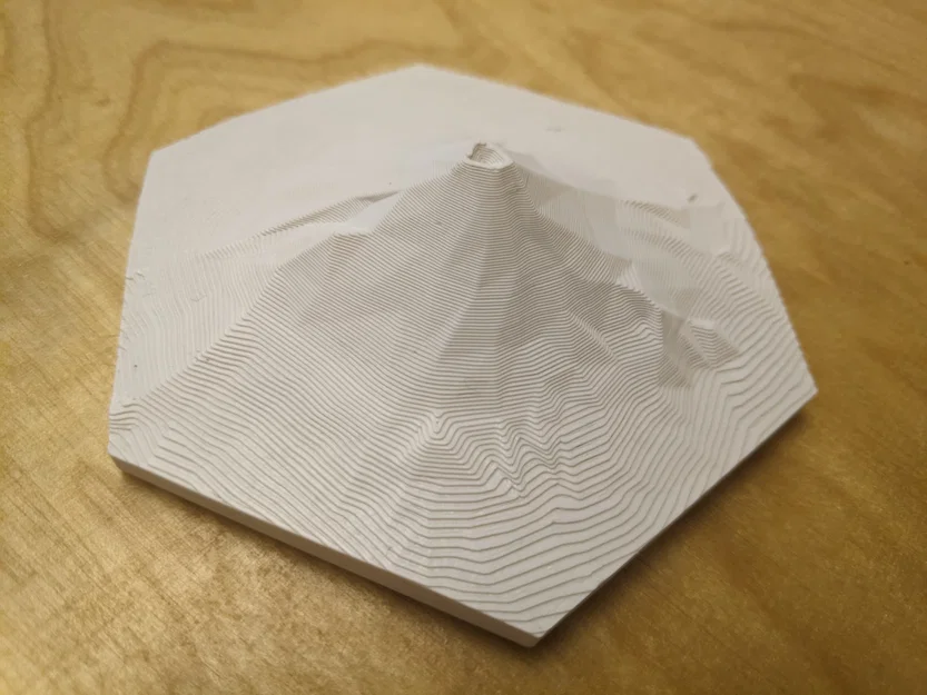 Mô hình núi Phú Sĩ (Fuji) dạng lục giác in 3D cực đẹp - Image 2