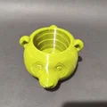 Chậu Trồng Sen Đá Hình Gấu Trúc In 3D - Thumbnail 4