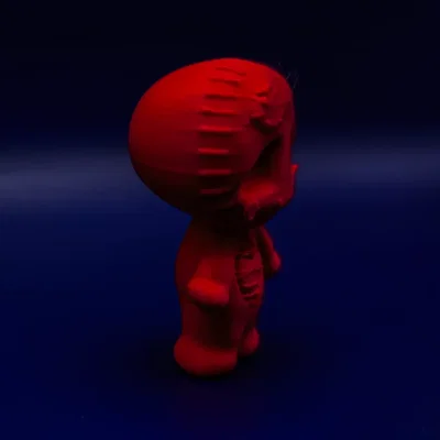 Mô hình linh vật khâu vá Creepy Kawaii - Tệp in 3D độc đáo