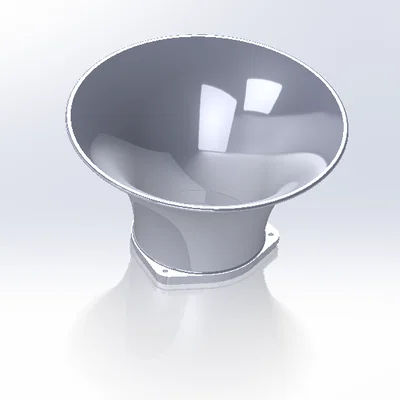 Mẫu in 3D Speaker Horn 250mm cho củ loa 4.5 inch chuyên nghiệp