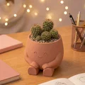 Chậu cây chú bé ngồi - Phụ kiện trang trí bàn làm việc cực xinh - Thumbnail 4