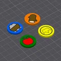 Bộ Token Jetons Cho Board Game Cozy Stickerville - In 3D Đẹp Mắt - Thumbnail 2