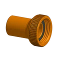 Đầu nối ống xả máy giặt G3/4 kèm gioăng TPU - Thumbnail 1