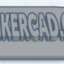 Mẫu móc khóa cá tính tự thiết kế trên Tinkercad
